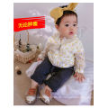 Kundenspezifische Kinder Hersteller China Mode Neugeborene Baumwollstoff Kleinkind Walking Girl Frosch weiche neugeborene Babyschuhe Baumwolle